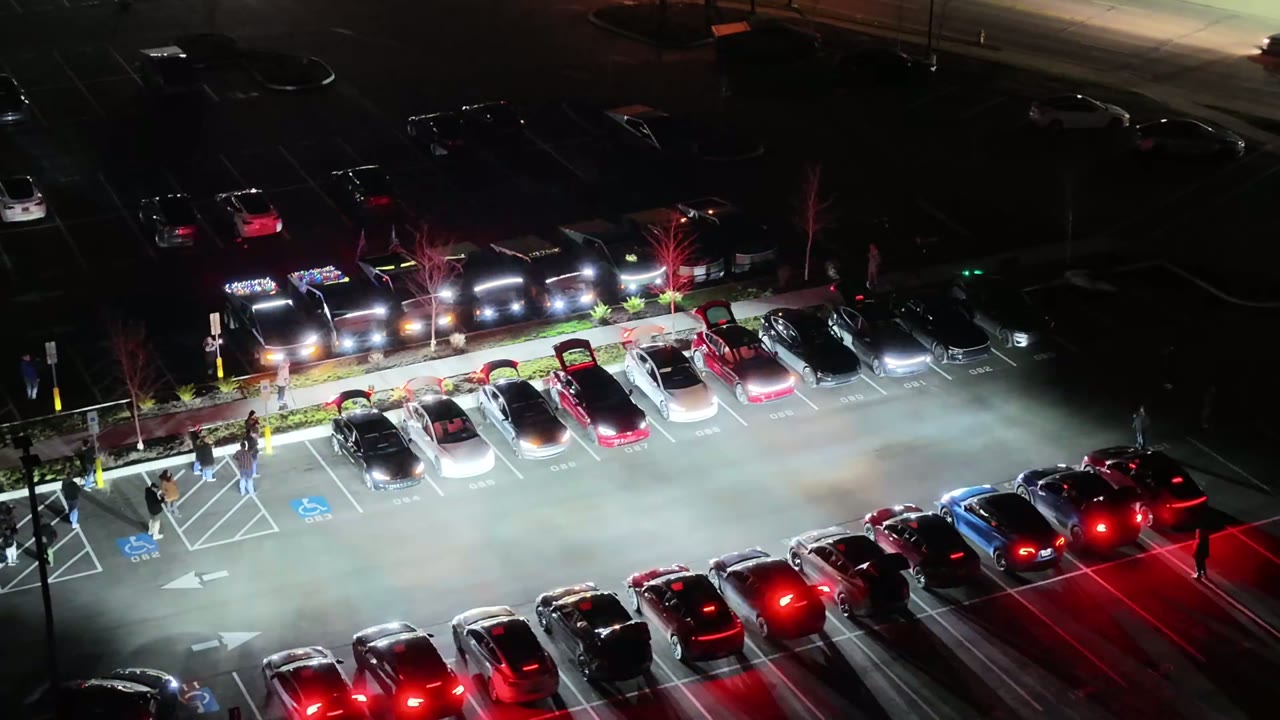 Tesla Light Show — Cincinnati