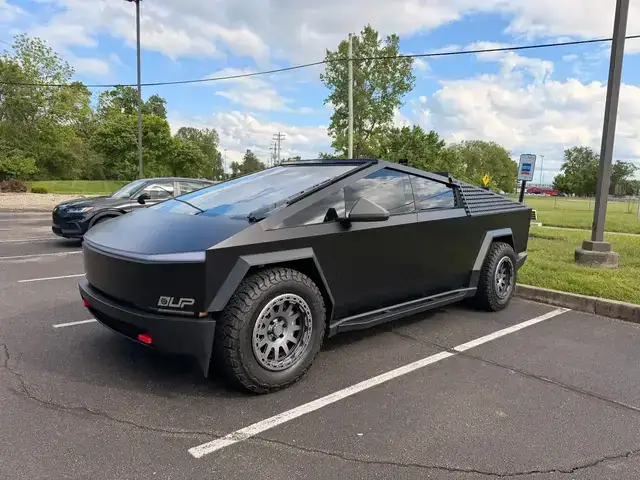 Cybertruck Satin Black PPF Wrap